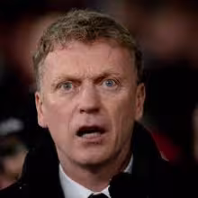 David Moyes in his Man Utd days looking very much like frank skinner!