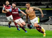 manuel lanzini on his way back to the top for west ham!